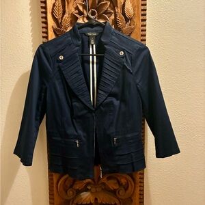White House Black Market Dark Blue Blazer